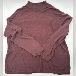100% Silk Wilke Rodriguez Sweater Brown XXL Men Pullover